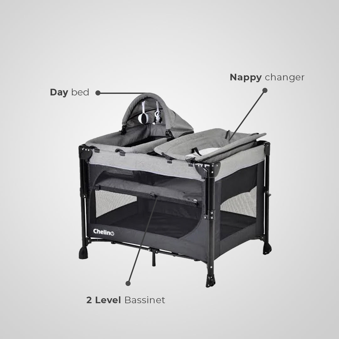 CHELINO TIFFANY BABY CAMP COT