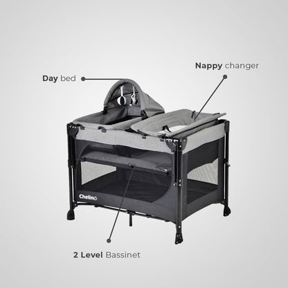 CHELINO TIFFANY BABY CAMP COT